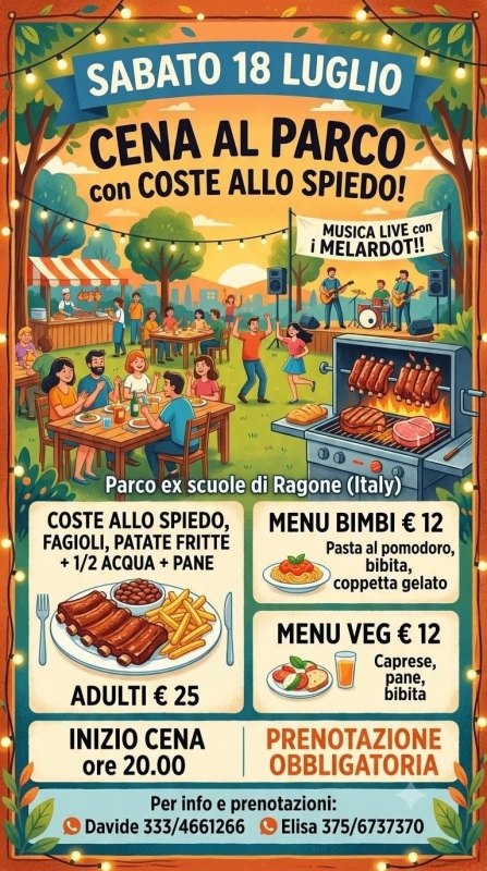 Cena al parco Ragone