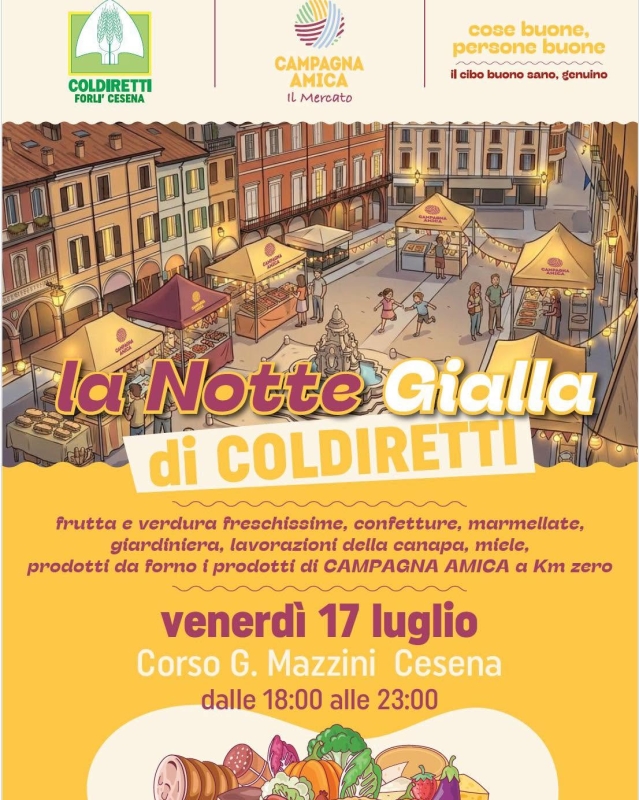 La Notte Gialla di Coldiretti