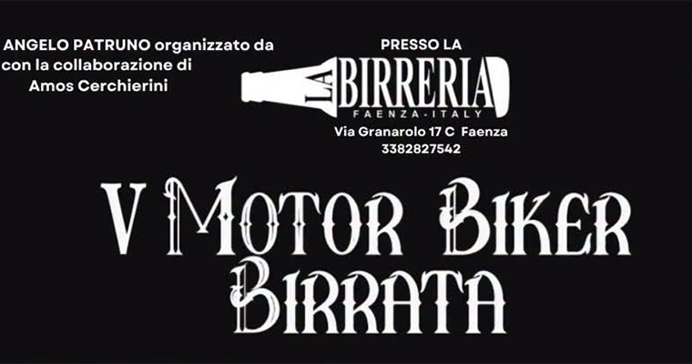 V MOTOR BIKER BIRRATA