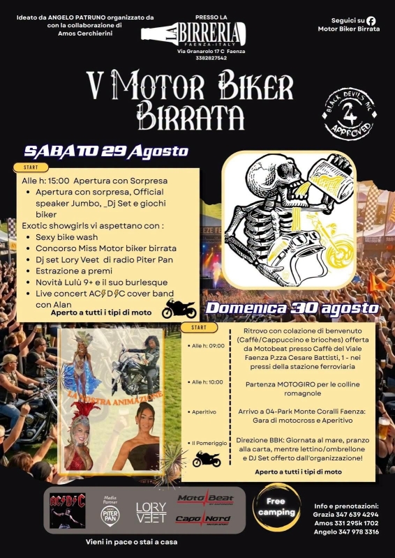 V MOTOR BIKER BIRRATA