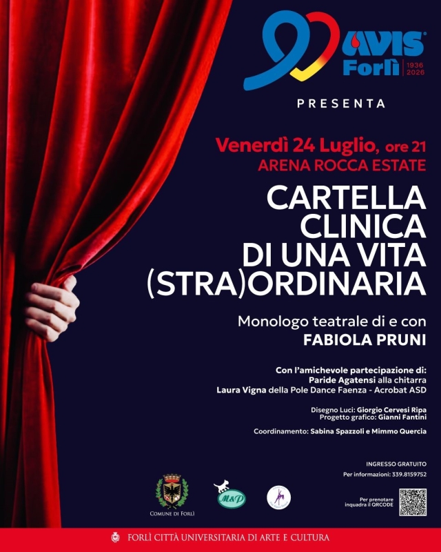 Cartella clinica di una vita (stra)ordinaria - Arena Rocca Estate