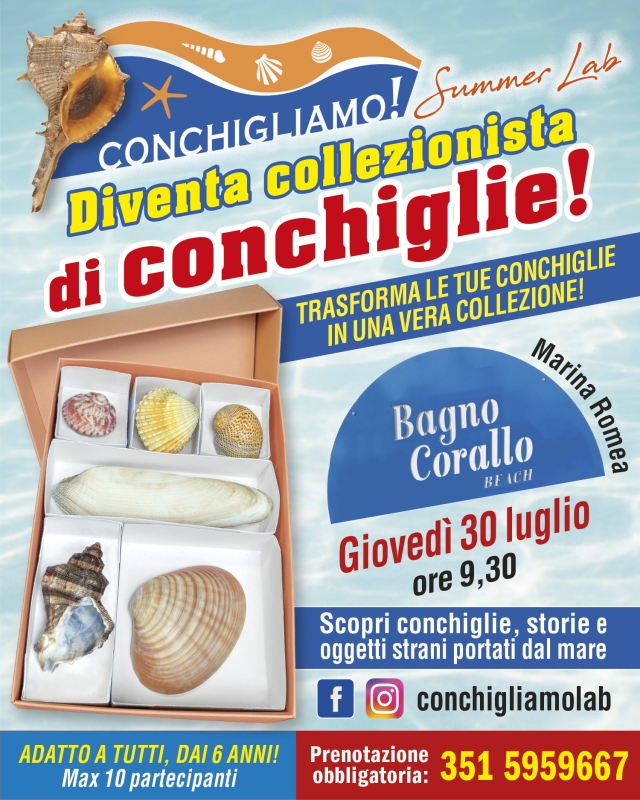 Conchigliamo! Summer lab