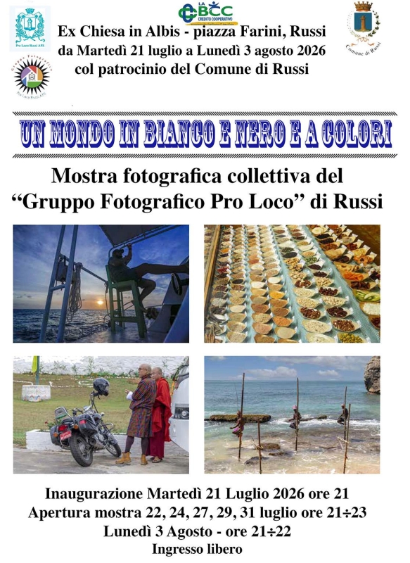 Un mondo di bianco, nero e a colori