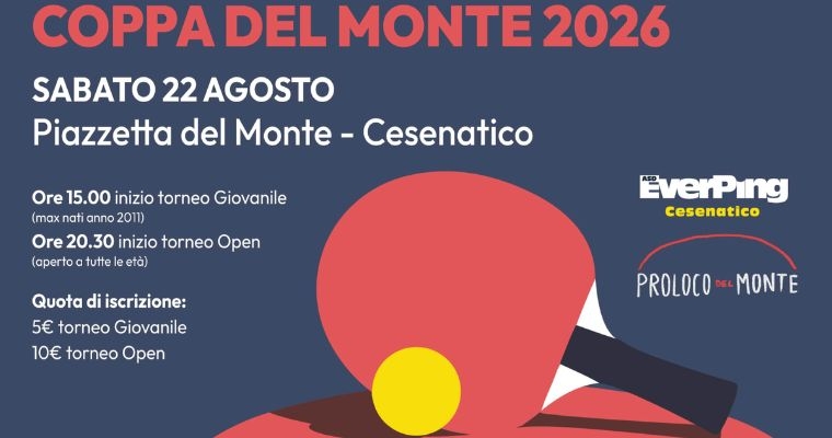 Coppa del Monte - Torneo di Ping Pong