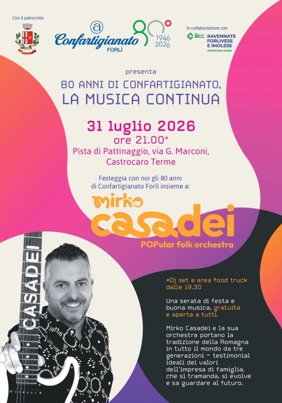 Mirko Casadei POPular Folk Orchestra a Castrocaro Terme