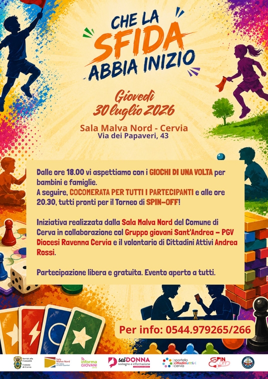 Che la sfida abbia inizio