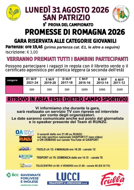 Podistica sagra del Tortellone + Promesse di Romagna