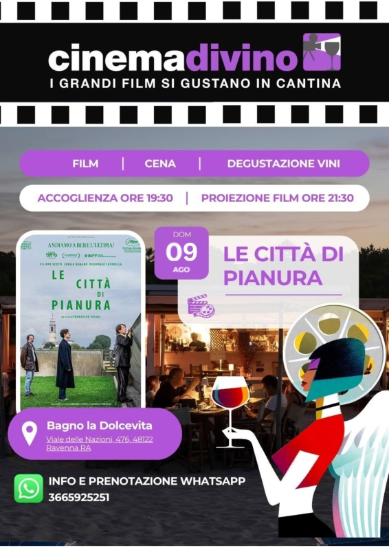 Cinema diVino a Marina di Ravenna