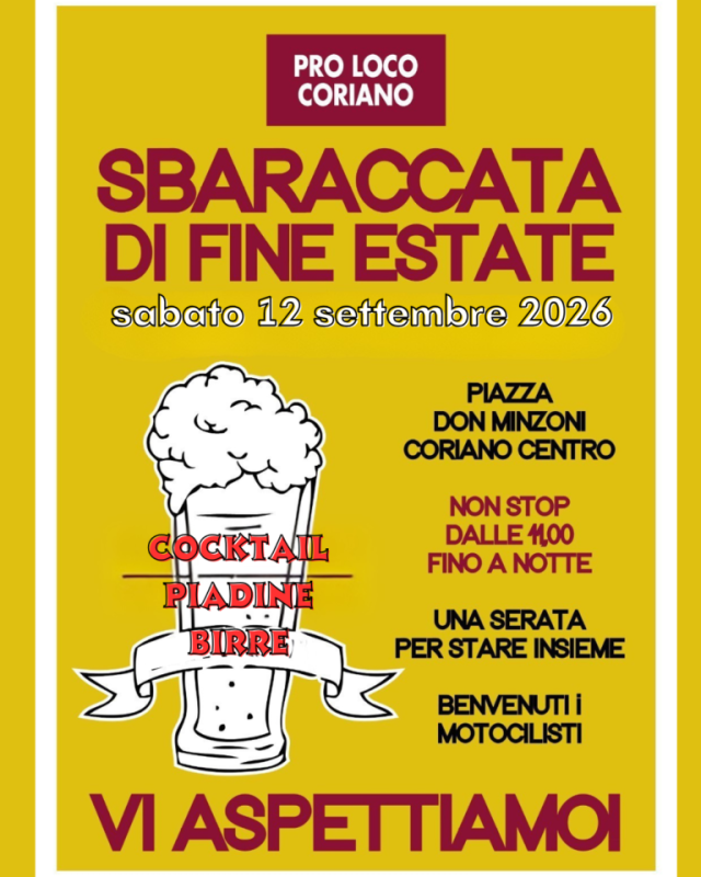 Sbaracatta di fine estate