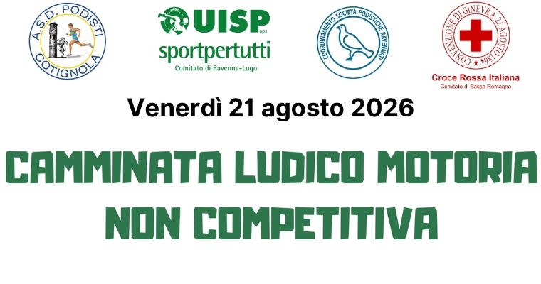 CAMMINATA LUDICO MOTORIA NON COMPETITIVA