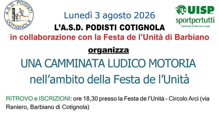 Camminata Ludico Motoria Barbiano