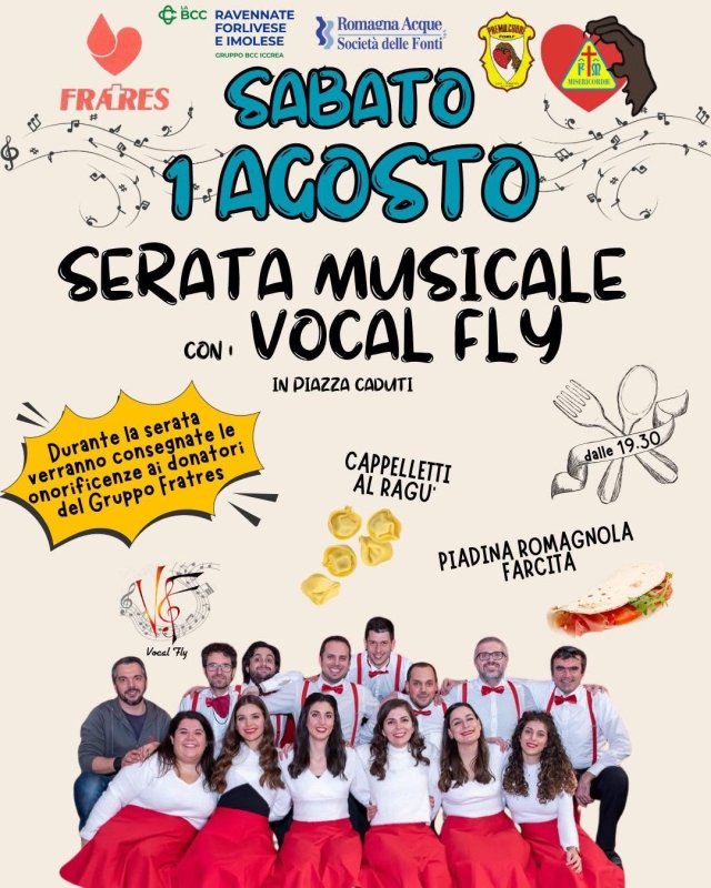 Serata Musicale con i Vocal Fly