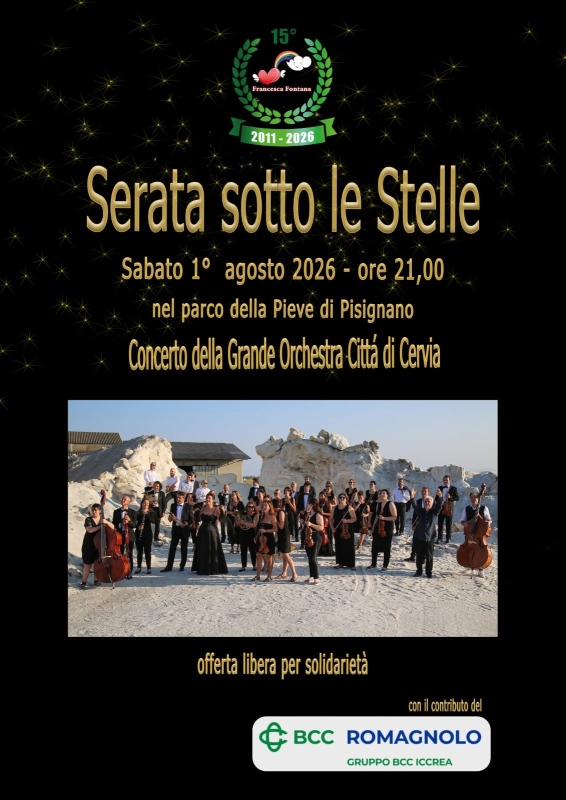Serata sotto le Stelle con la Grande Orchestra Citta' di Cervia.