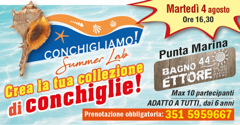 Conchigliamo! Summer lab