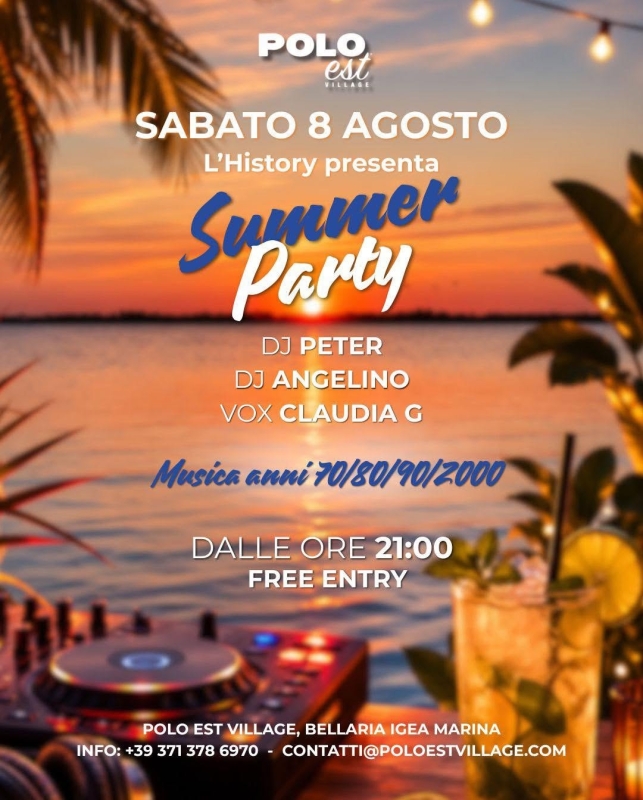 Summer Party al Polo Est Village