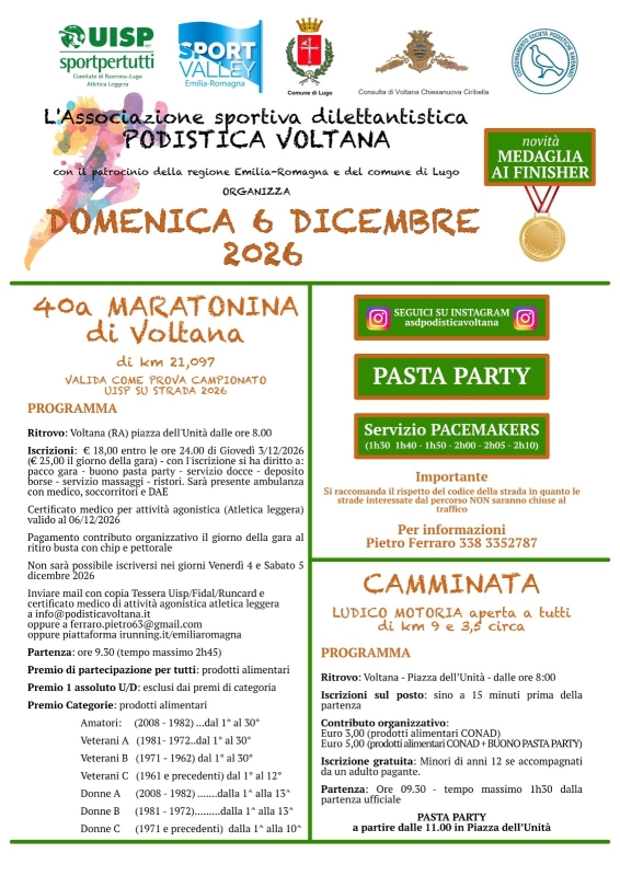 40ma MARATONINA di VOLTANA