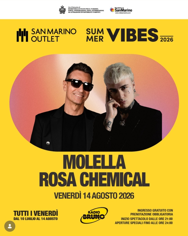 Summer Vibes con Molella e Rosa Chemical