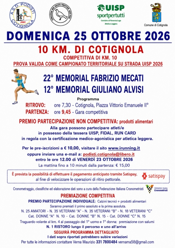 10 KM DI COTIGNOLA