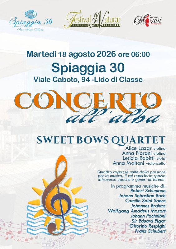 Concerto all'alba. Sweet Bows Quartet