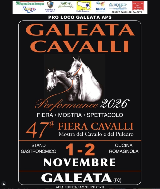 Fiera del Cavallo e del Puledro Galeata Cavalli 2026