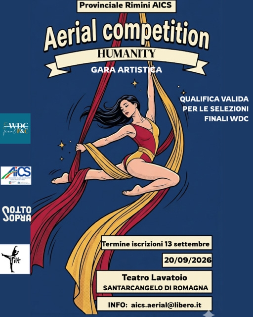 Gara Provinciale di Danza Aerea Humanity a Santarcangelo