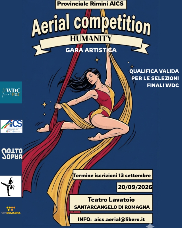 Gara Provinciale di Danza Aerea Humanity a Santarcangelo