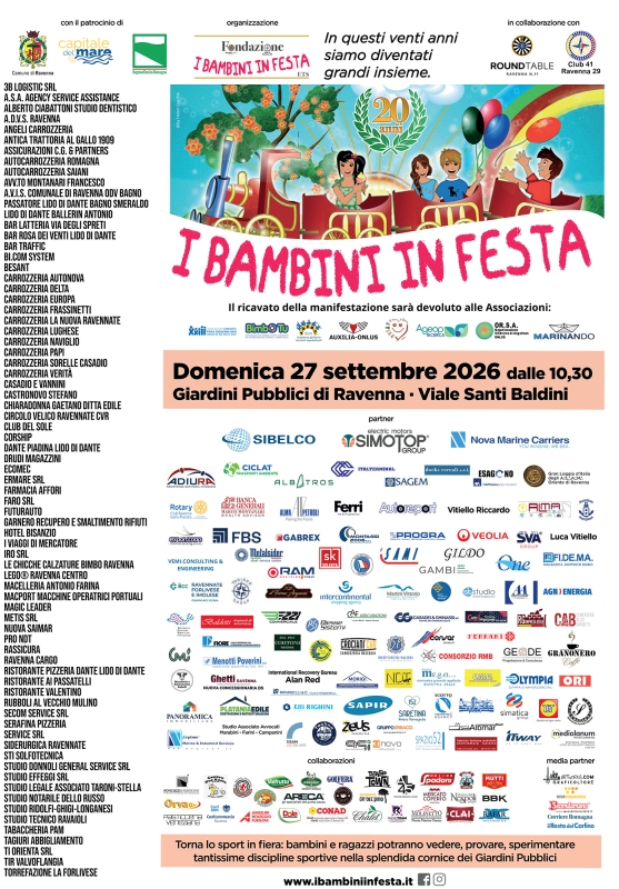 I Bambini in Festa 20 ma Ed.