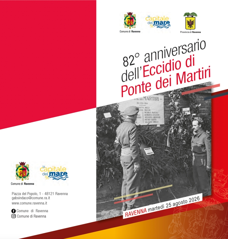 82esimo Anniversario dell’eccidio di Ponte dei Martiri