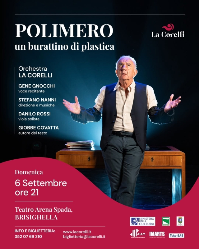Polimero, un burattino di plastica all’Arena Teatro Spada di Brisighella