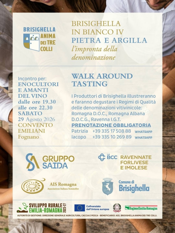 Brisighella in Bianco IV – Pietra e Argilla, l’impronta della denominazione