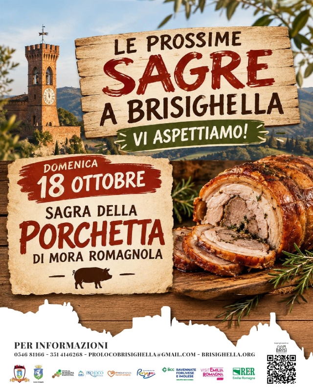 Sagra della porchetta di Mora Romagnola 2026