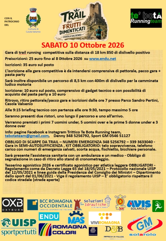 Trail dei Frutti dimenticati