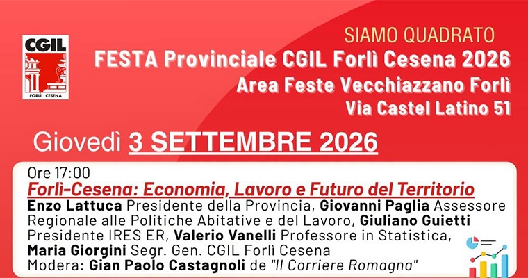 FESTA PROVINCIALE CGIL 2026