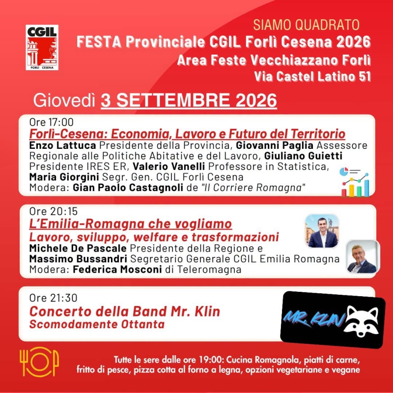 FESTA PROVINCIALE CGIL 2026