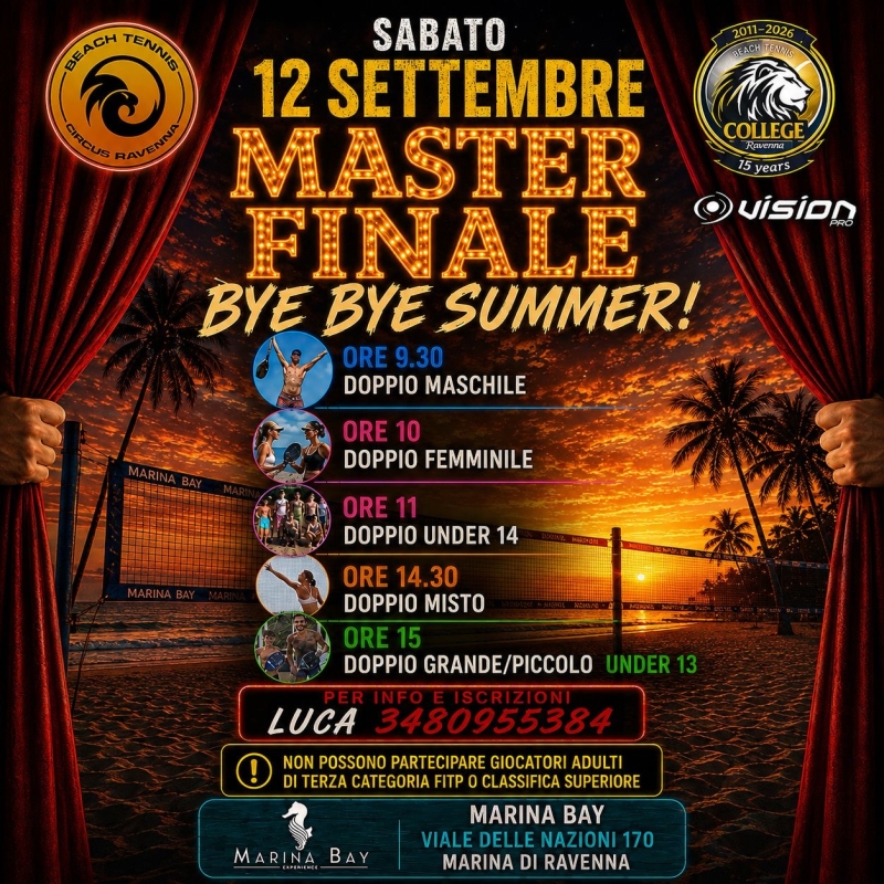 Master finale Bye Bye Summer