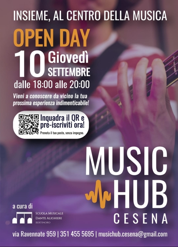 OPEN DAY MUSIC HUB CESENA