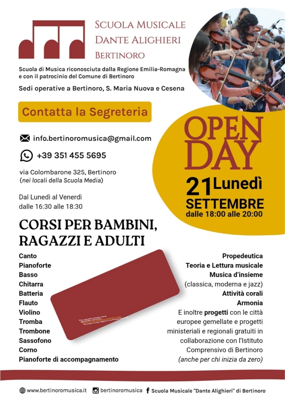 SCUOLA MUSICALE DANTE ALIGHIERI DI BERTINORO
