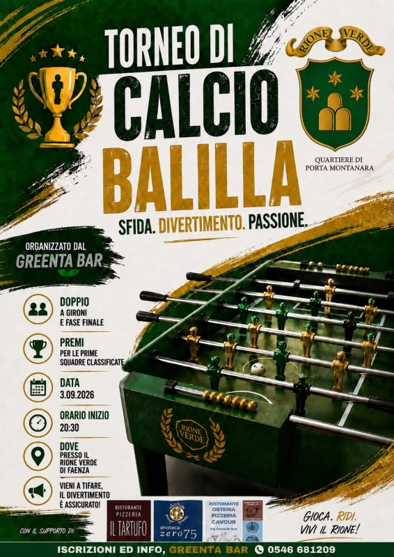 TORNEO DI CALCIO BALILLA