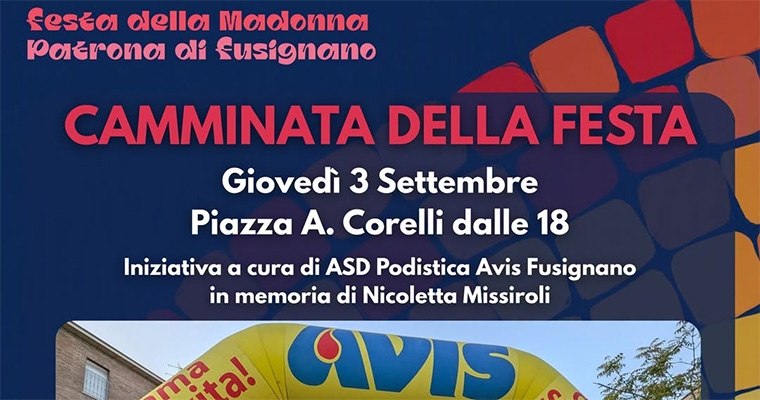 Fusignano Camminata Nicoleta Missiroli