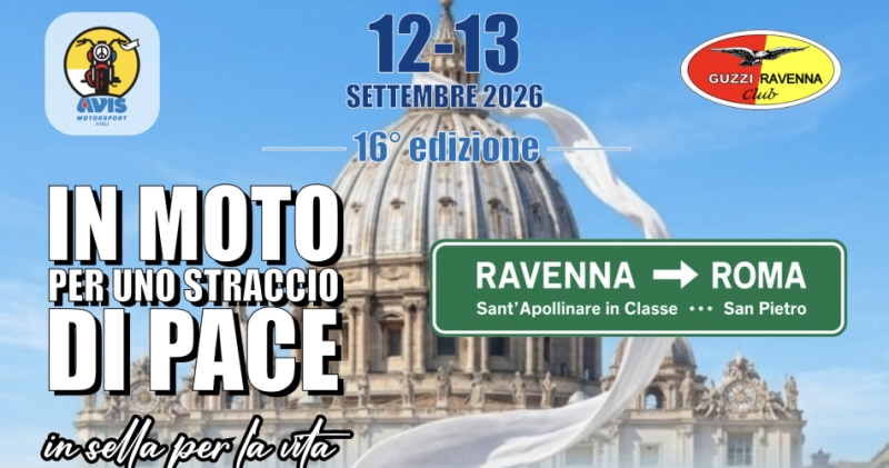 IN MOTO PER UNO STRACCIO DI PACE