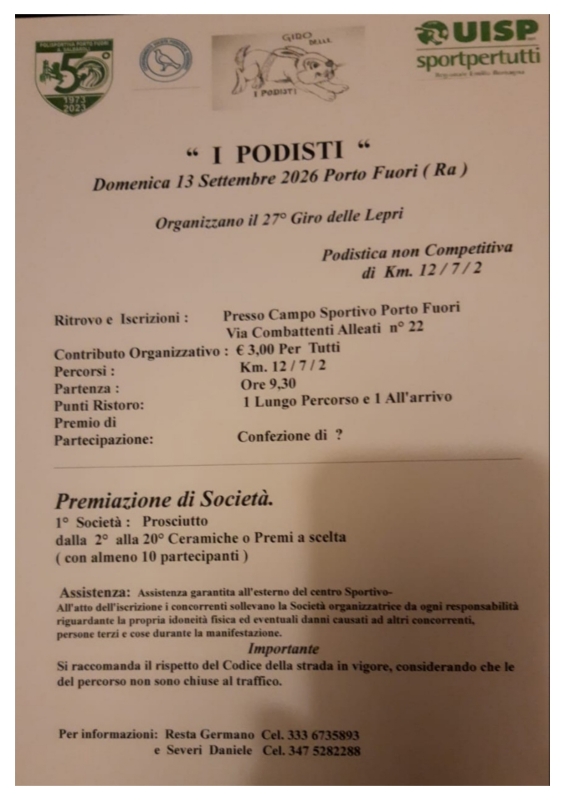 27esimo giro delle lepri