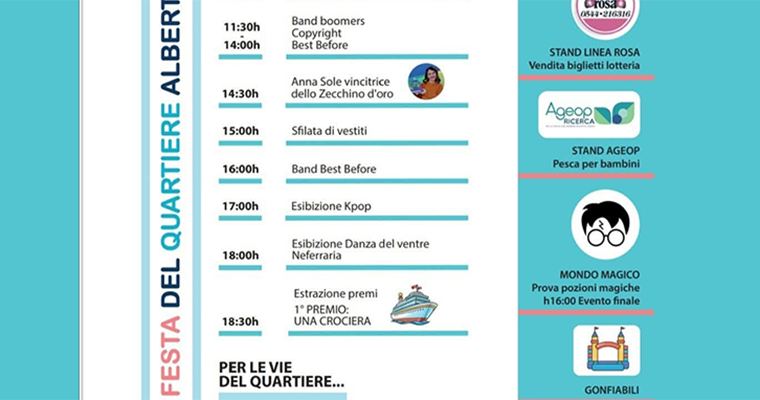 21a Ed. di Quartiere Alberti in Festa