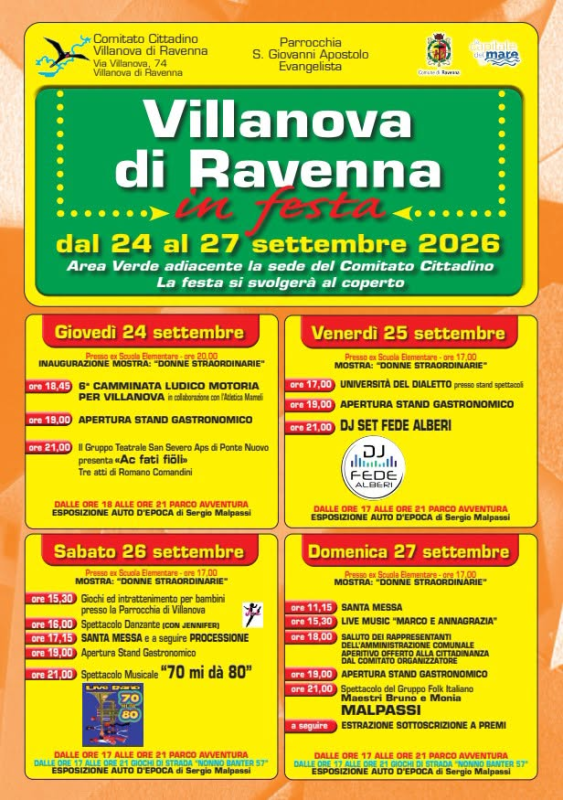 Villanova di Ravenna in festa