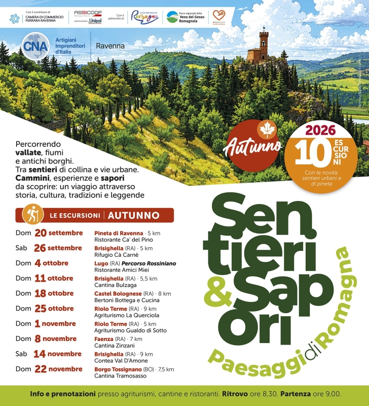 Sentieri&Sapori – Dalla collina alla pineta