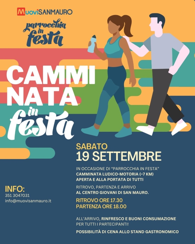 Camminata in festa