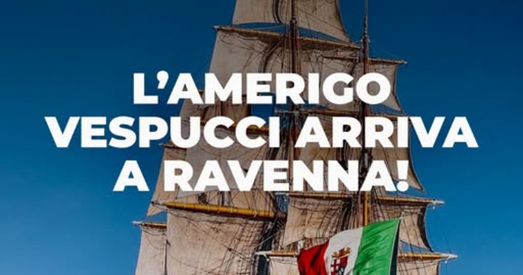 La Nave Amerigo Vespucci a Ravenna