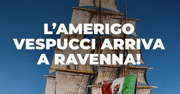 La Nave Amerigo Vespucci a Ravenna
