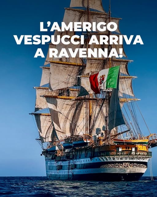 La Nave Amerigo Vespucci a Ravenna