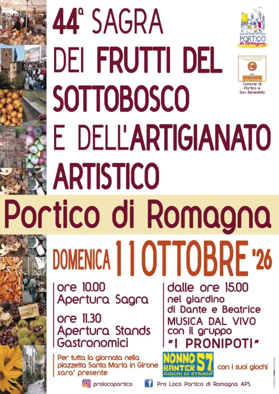 44a Sagra dei Frutti del Sottobosco e dell'artigianato artistico