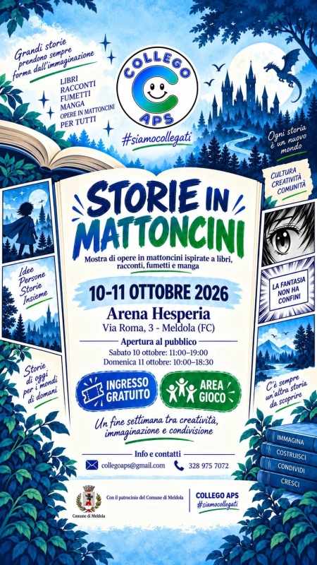 STORIE IN MATTONCINI Esposizione creativa a Meldola